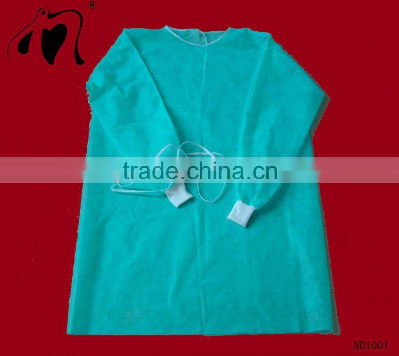 one size isolation disposable gown