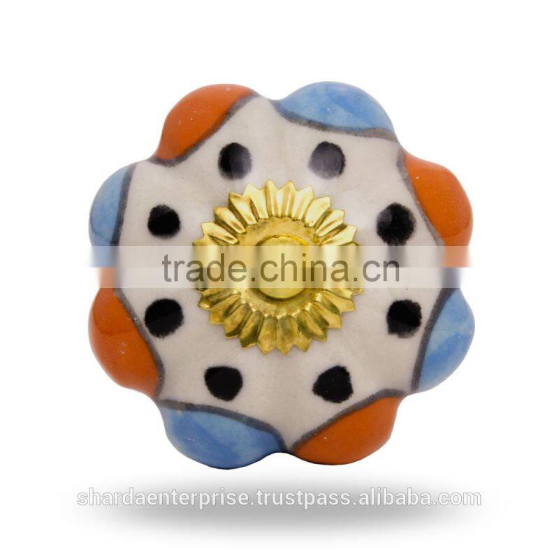 Acrylic Green Dice Colourful Knob