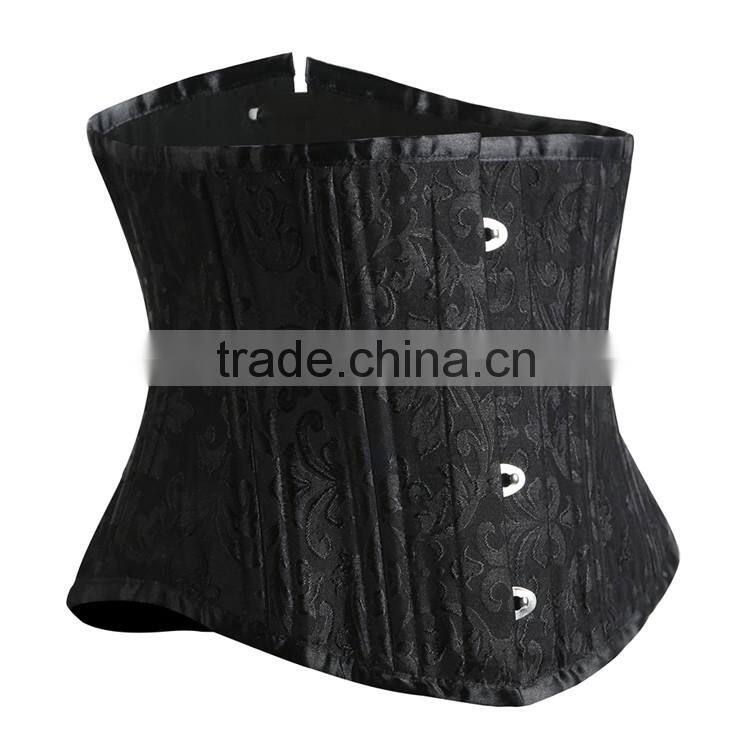 Charmian Women's 26 Spiral Steel Bones Denim Waist Cincher Body Shaper Corset