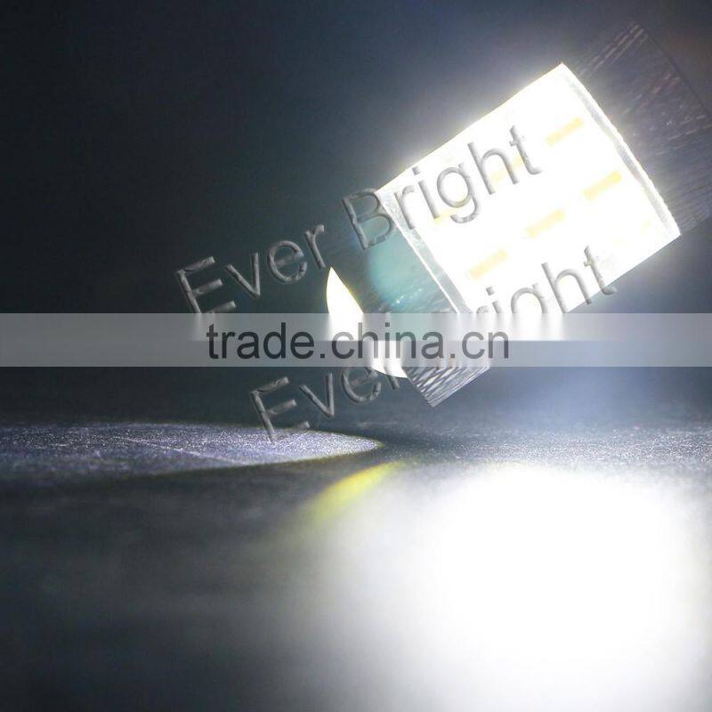 3157 auto led light white& amber 4014 60SMD the third brake light led car turning