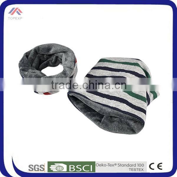 Male Winter Warm Neck Warmer Striped Scarf