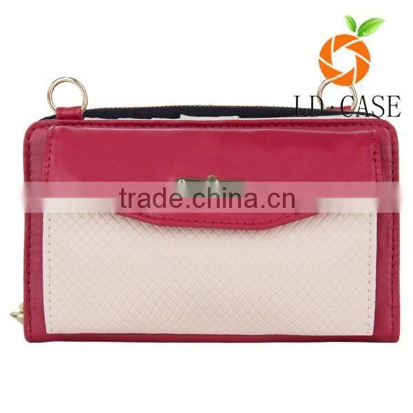 PU Leather Mini Purse Handbag Clutch Crossbody Bag for iphone /Samsung