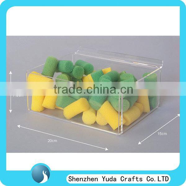 slatwall acrylic store fixture acrylic slatwall bin plexiglass wall mounted display tray