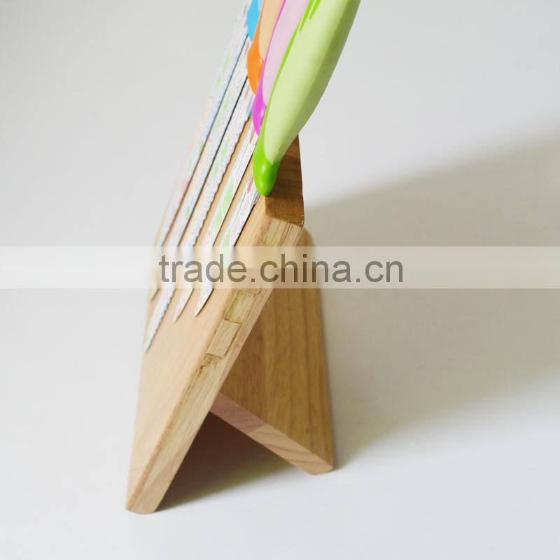 2015 new arrived 6pcs non-stick coating kitche knife set