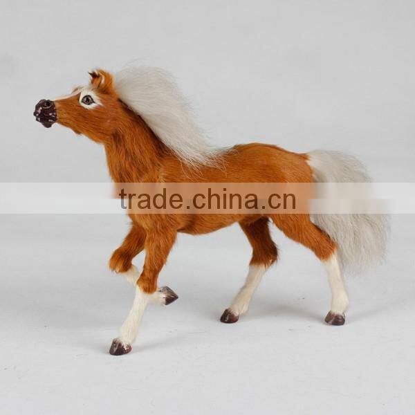High quality realistic horse statue christmas ornament in bulk