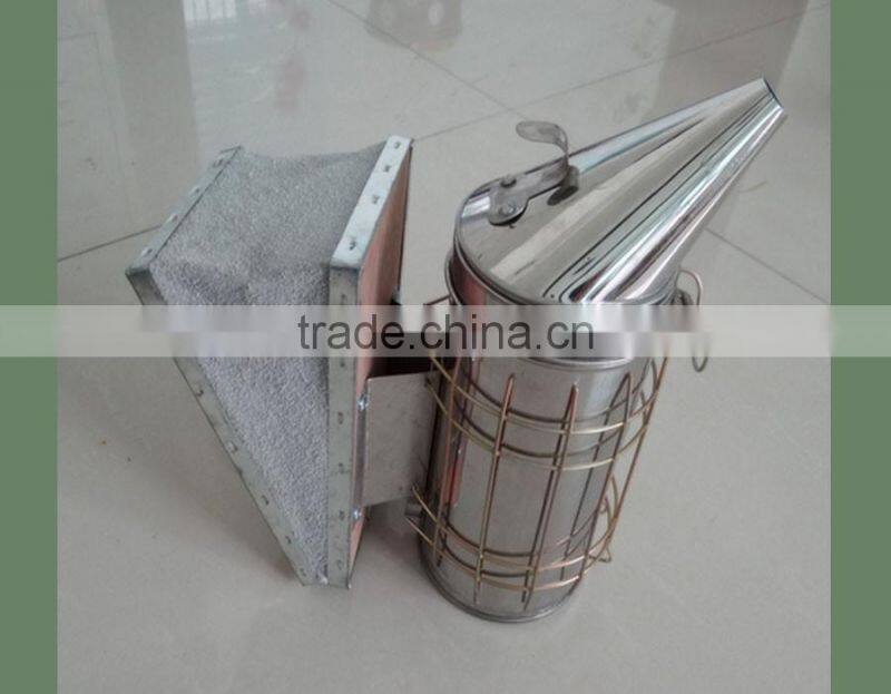 Beekeeping tool,honey bee smoker,Galvanized bee smoker with corium box
