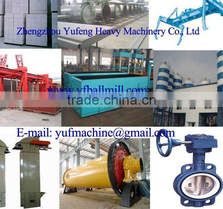 Sand or Fly-ash type Annual 200,000m3 AAC block production line plant --Yufeng brand