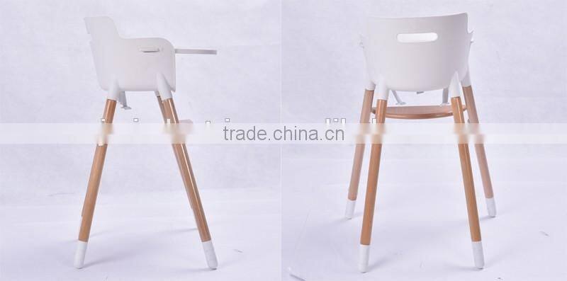 European Standard EN14988 Certified Safe Wood Baby High Chair