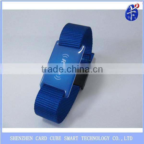 Professional manufacturer of Nylon nfc wristband