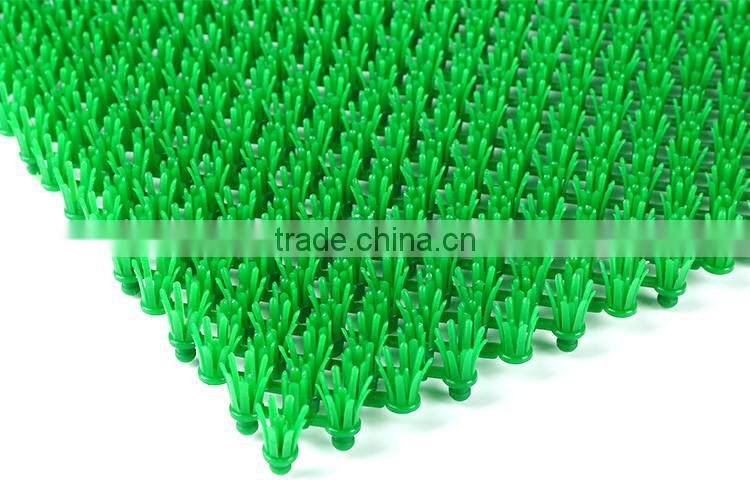 Yajieli injection PE chemical resistant UV stabilized recyclable entrance matting grass scraper mat