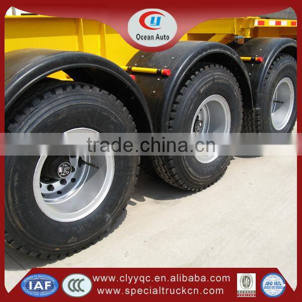 40t flatbed semi-trailer,40GP container truck trailer,3axle tri-axle lowbed semi trailer