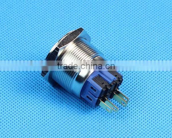 22mm latching stainless steel electric switches