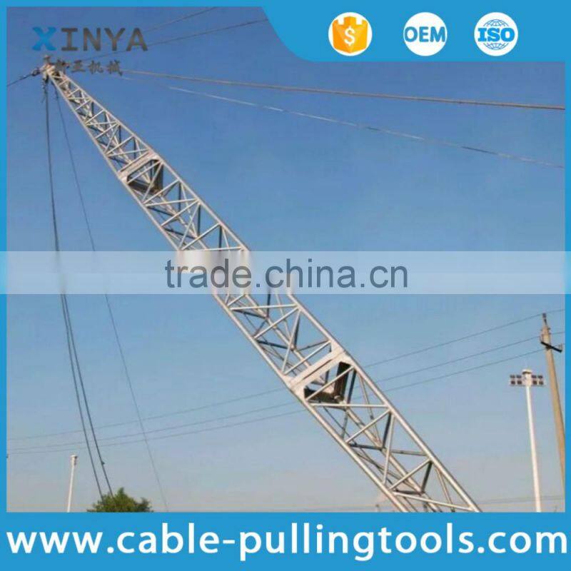 Stringing Equipment Aluminum Alloy A-shape Lattice Gin Pole