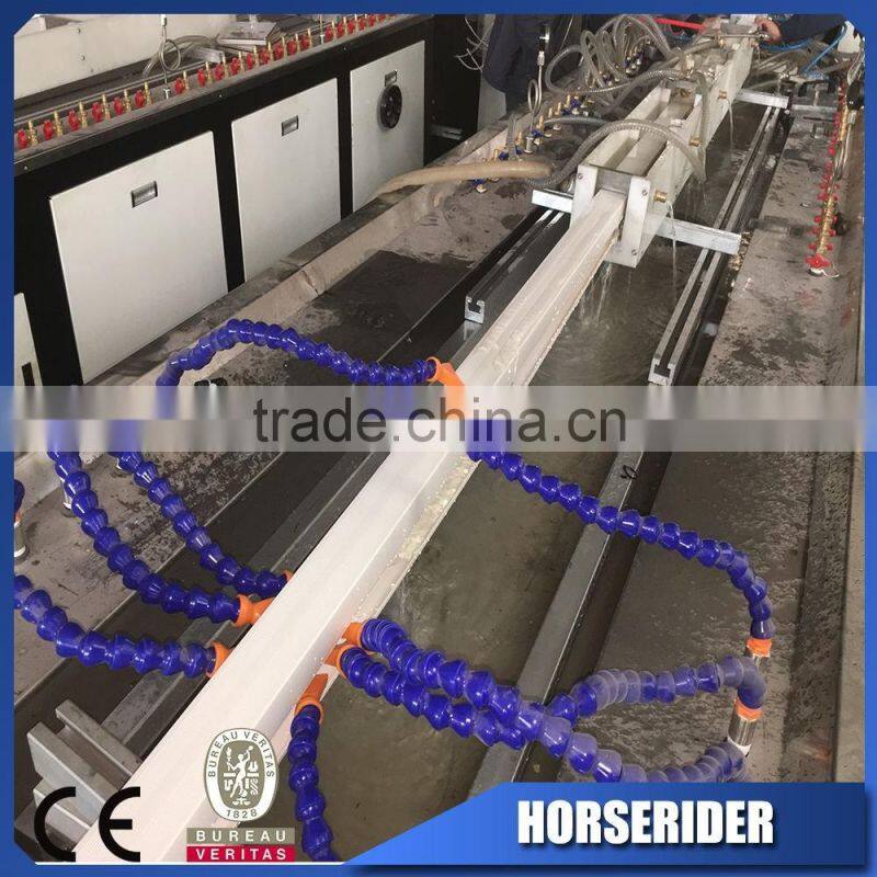 pvc electric cable trunking extrusion line/pvc cable trunking making machine with price