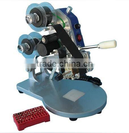 Manual Number Words Date Printing Machine for Bag & Paper & Film