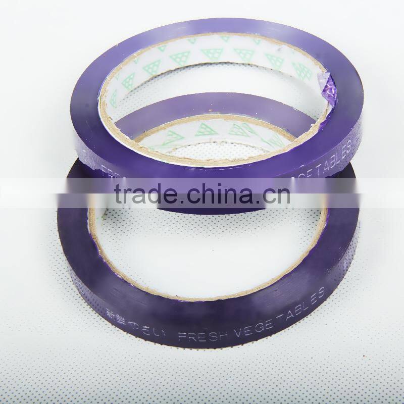 Supermarket Green Vegetables Tape/Bopp Packing Tape For Supermarket