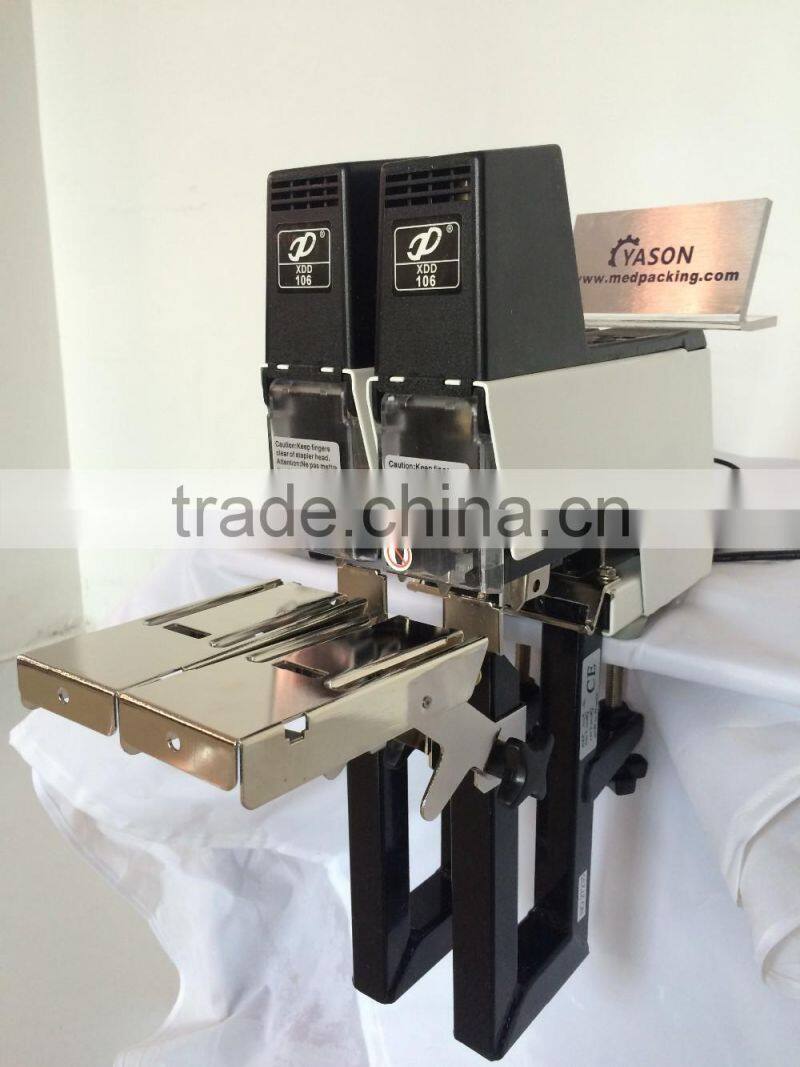 Double Head Electric Stapler bookbinding machine saddle binder