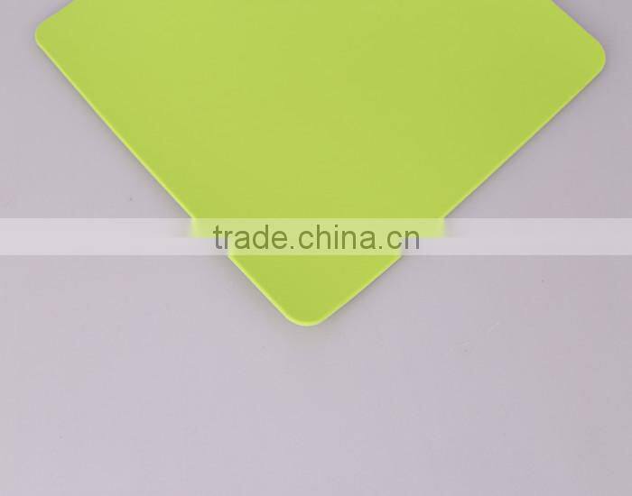 New design products houseware pink and green fresh color fruits and vegetables cutting board