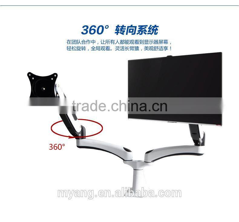 Wholesale H-Quaility Universal Two Head Desktop LCD Mount/LCD Table Bracket