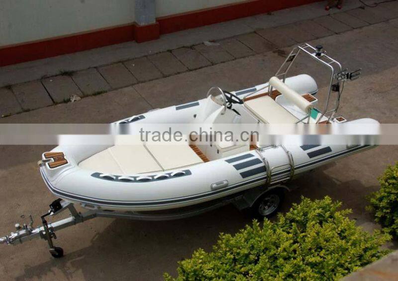 16ft CE Approved PVC or Hypalon Small Fiberglass Boat