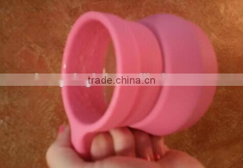 Silicone Travel Collapsible Camping Mug with Lid