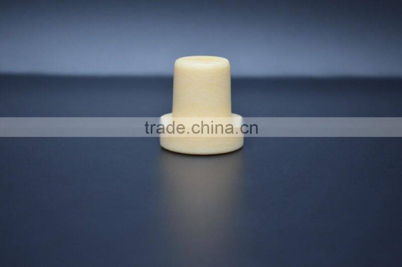 White Synthestic cork for glass bottle