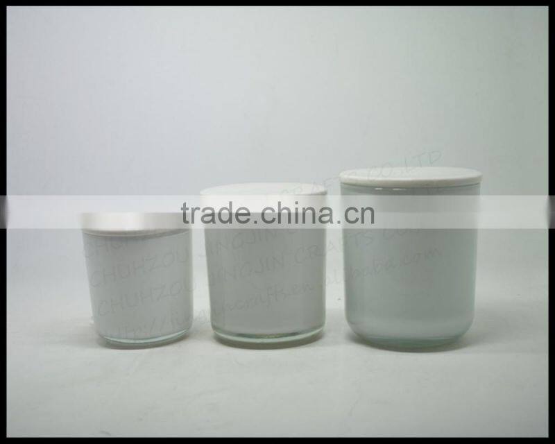 North America super quality best selling factory customized glass candle jar