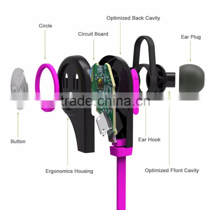 New arrival Q9 Sports Bluetooth Earphones, Music Smart Headphones, Stereo Waterproof Headset