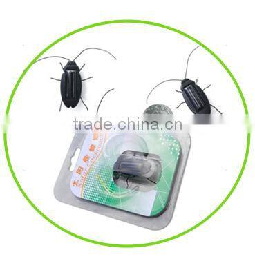 Factory Cheap Price Solar Toy Cockroach Early Educational Toy For Children Funny Solar Powered Moving Cockroach Toy