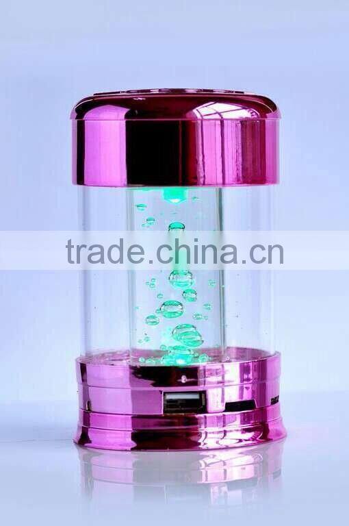 New product Light water column card speakers ,Multifunction speaker