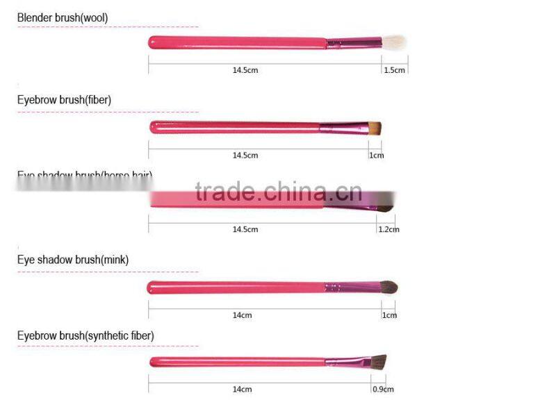 12 pcs Pro Makeup Cosmetic Brush Kit Leather Cylinder Cup Holder Case Set cheap makeup brush