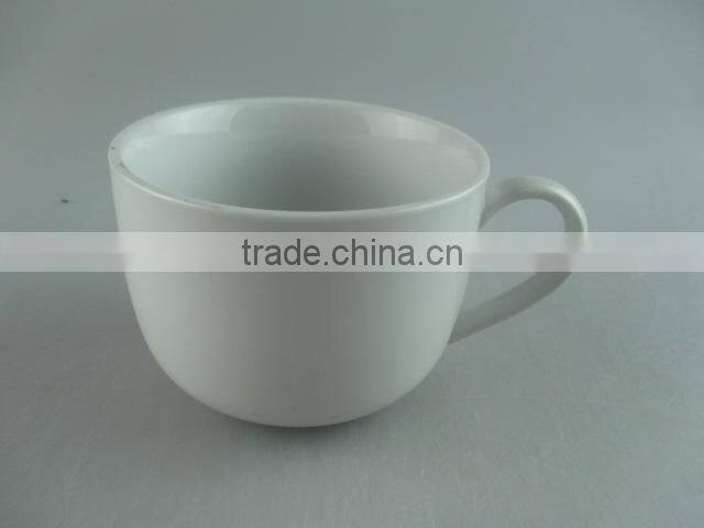 round porcelain coffee cup