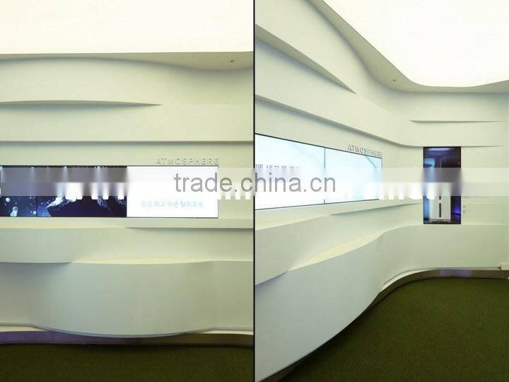 Design acrylic solid surfaces decorating wall