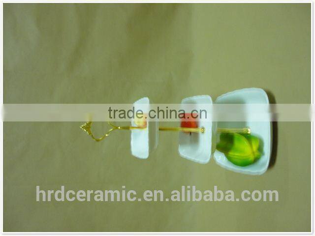 japanese&korean style 2015 ceramic plate with handle