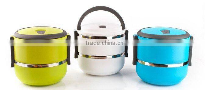 Stainless Steel18/8 Colorful Children lunch box/Tiffin Box/food container with mirror polishing