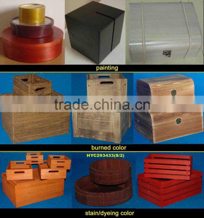 customized cheap natural unfinished wooden sewing box