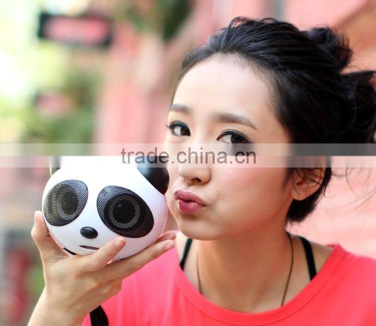 Panda Stereo Speaker for MP3 Player iPod mobile phone