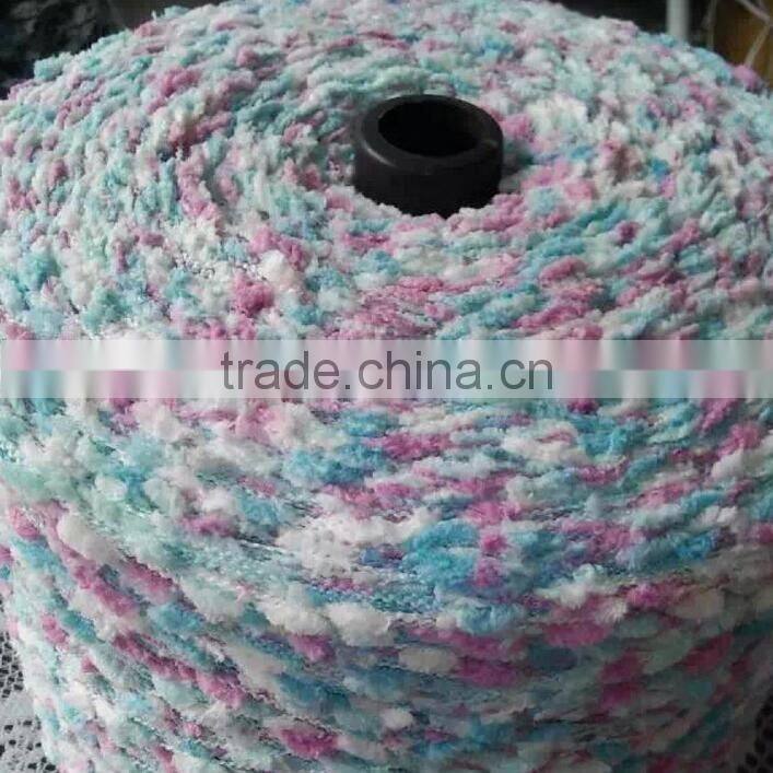 High tenacity colored nylon fancy covered yarn 5s/6 for weaving