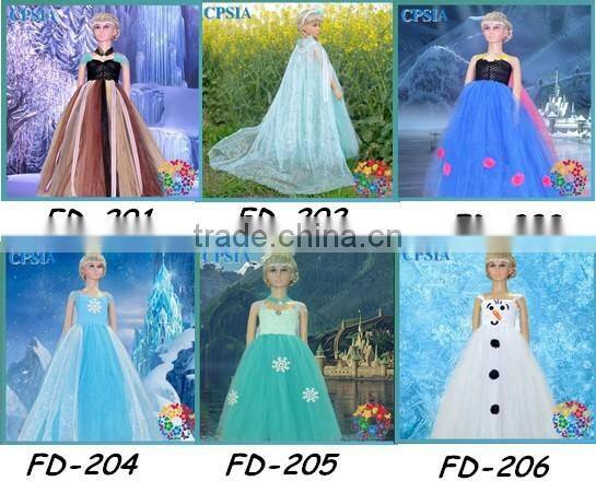 wholesale kids tutu dress navy blue flower girls tutu dress with glitter cape set pageant tutu dress