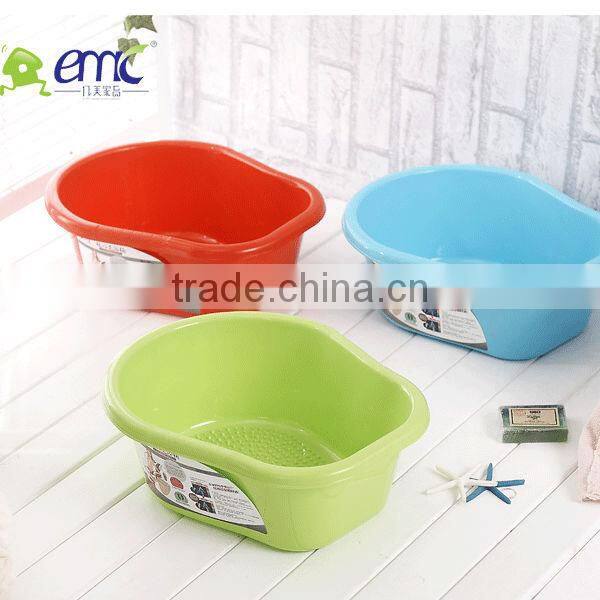 Plastic foot massage bucket without handle