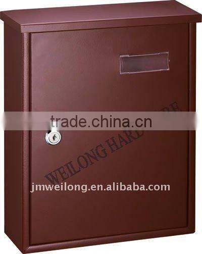 2016 Pretty garden metal mailbox for letters