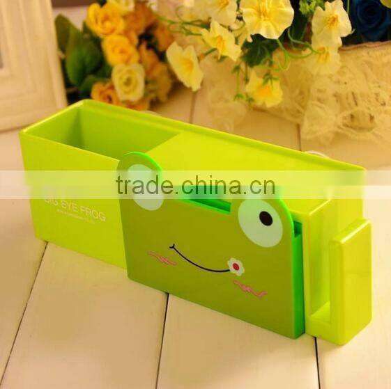 wholesale new design plastic cartoon toothbrush holder toothpaste holder bathroom set