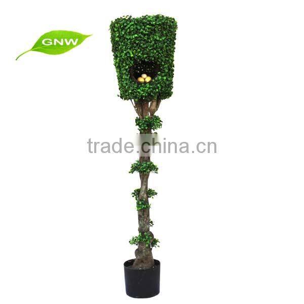 GNW BOX1040 Artificial Boxwood Topiary Ball Grass Decoration Crafts Garden Landscaping outdoor use
