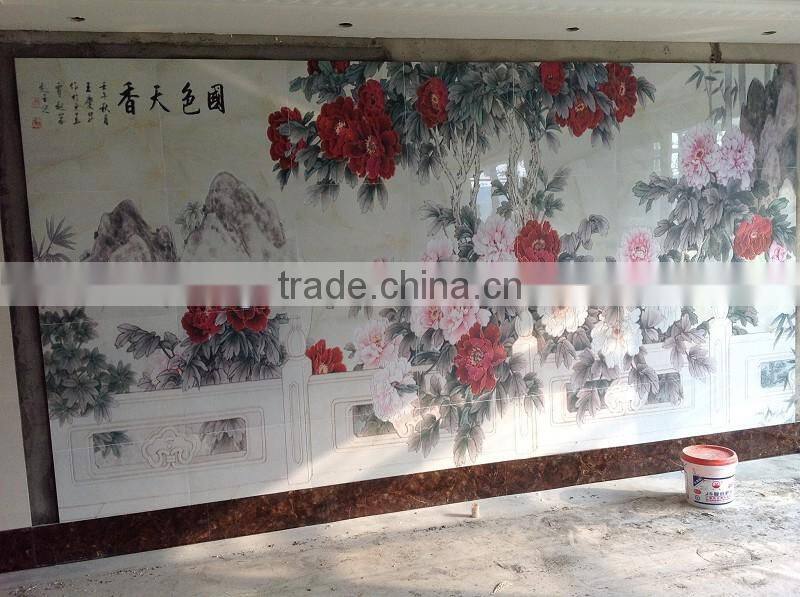BISINI Luxury Elegant Engraving Ceramic Wall Tile, 600*600mm; 800*800mm