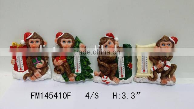 Resin 2016 Newest Russian Monkey Shape Fridge Magnet