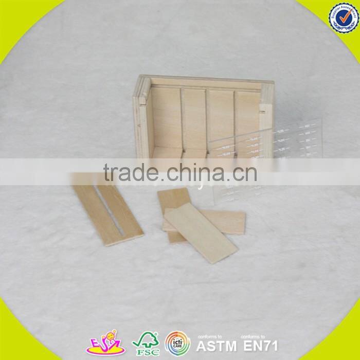 2017 new fashion children toys wooden coin bank W03B050