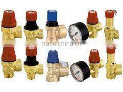 Brass proportional steam pressure reducing subsurface safety valve