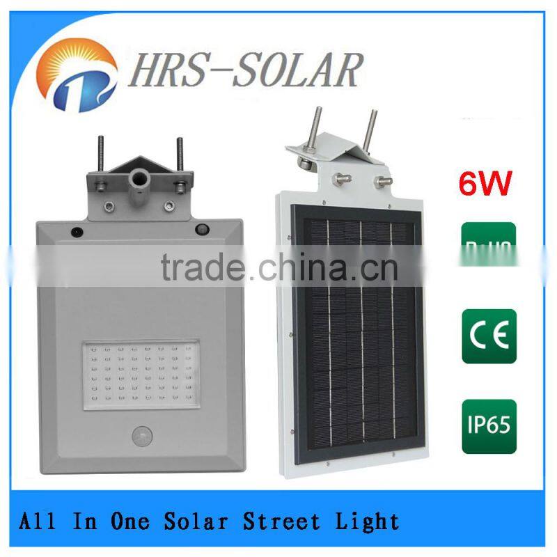 Solar panel/battery/controller/led light all-in-one lampada solare da giardino led
