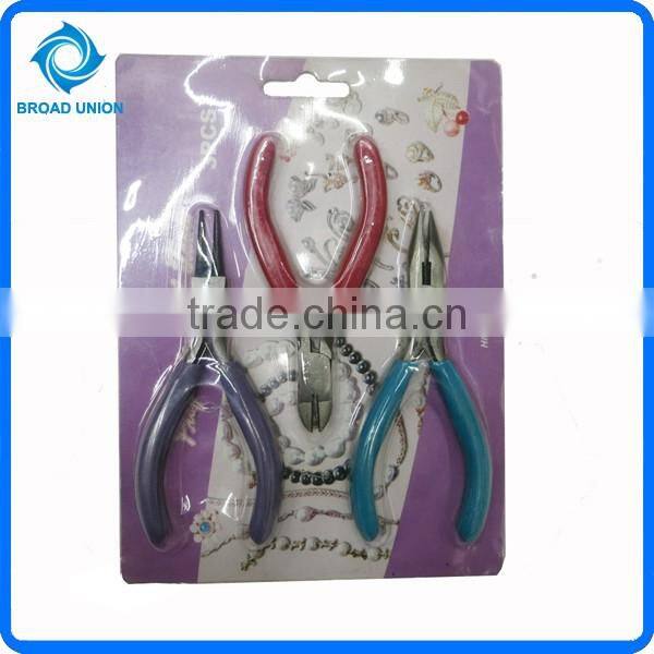 Colorful 3PC Mini Plier Combination Plier