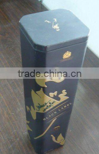 Octagonal Wine Can with Plug-Inner lid